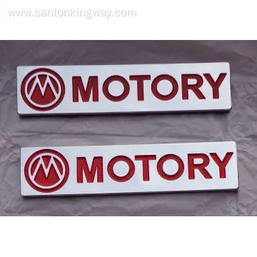 Plastic Chrome Emblem & Company Logo Badge